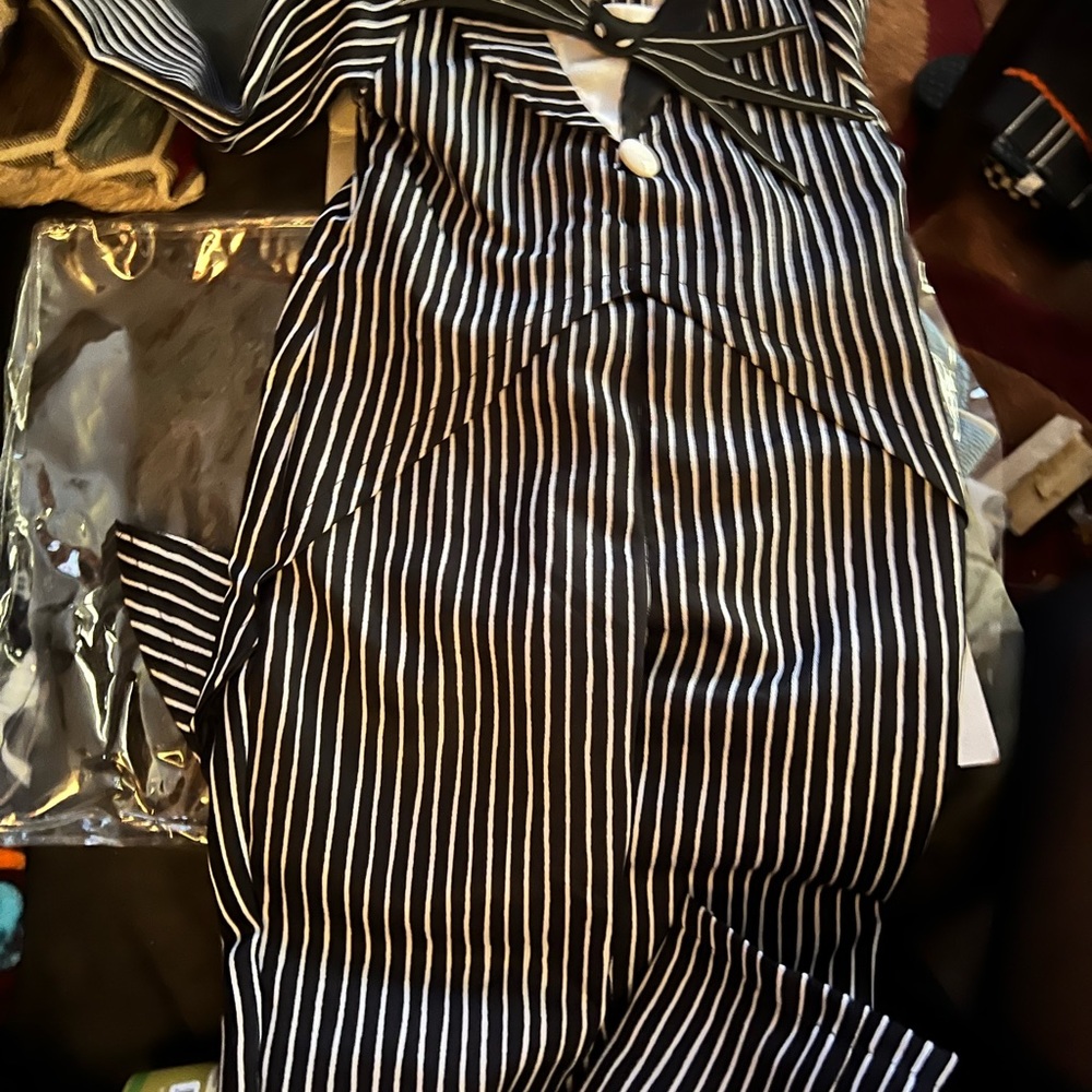 Nightmare before Christmas jack costume toddler 3-4)